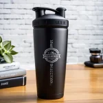 Botella Shaker Mezclador Antigrumos de Acero Inoxidable 750ml